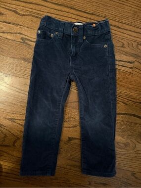 Crewcuts Navy Blue Corduroy Pants 3T